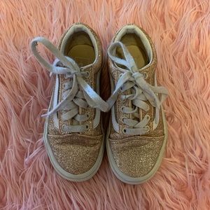 Vans girls laced up shoes